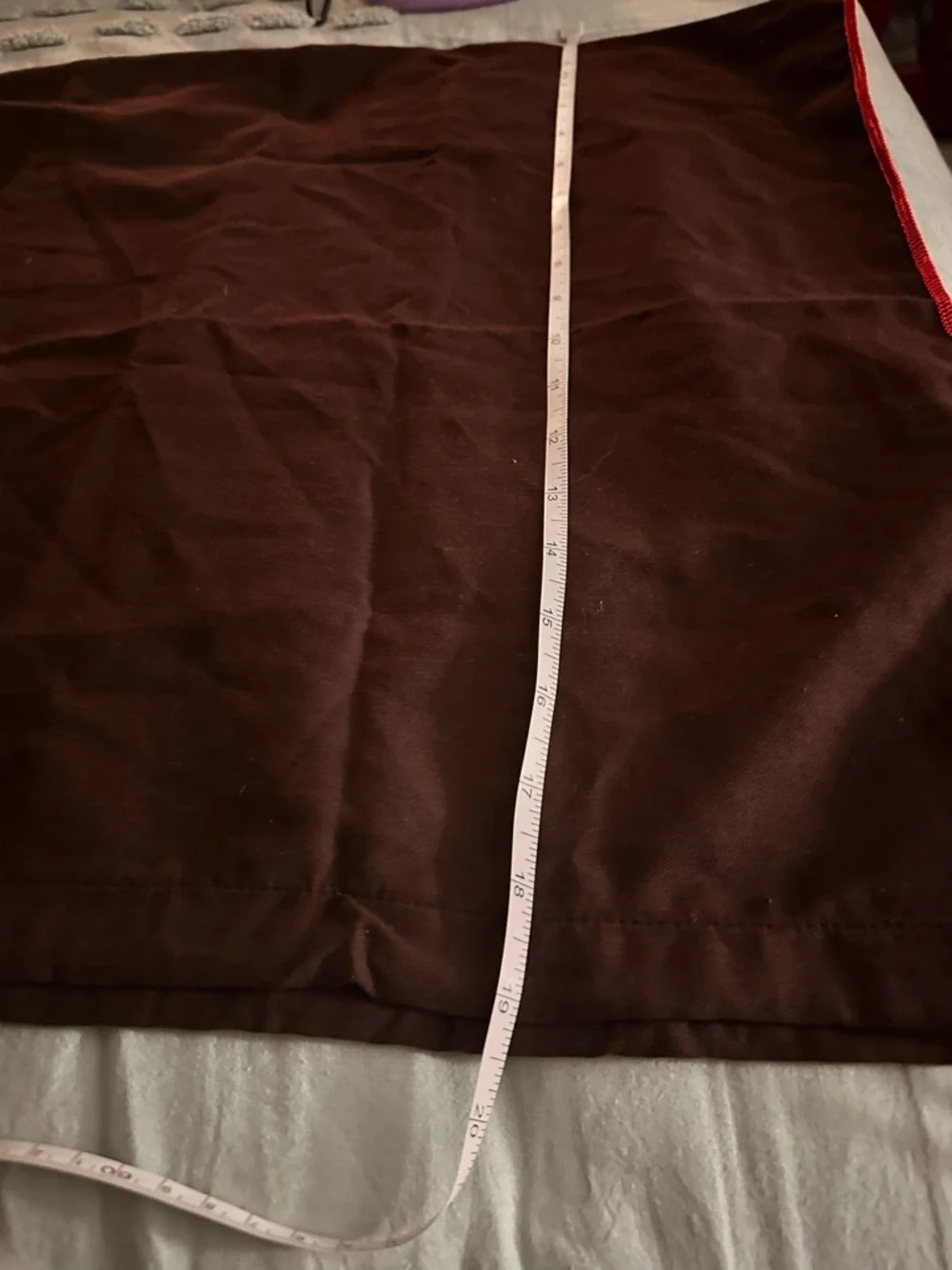 Coach XL Brown Logo Dust Bag with Red Trim 22x19.5”